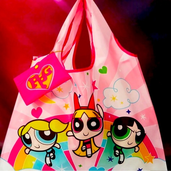 Brand new! Powerpuff Girls Pink Tote Bag. So adorable! - Picture 1 of 3